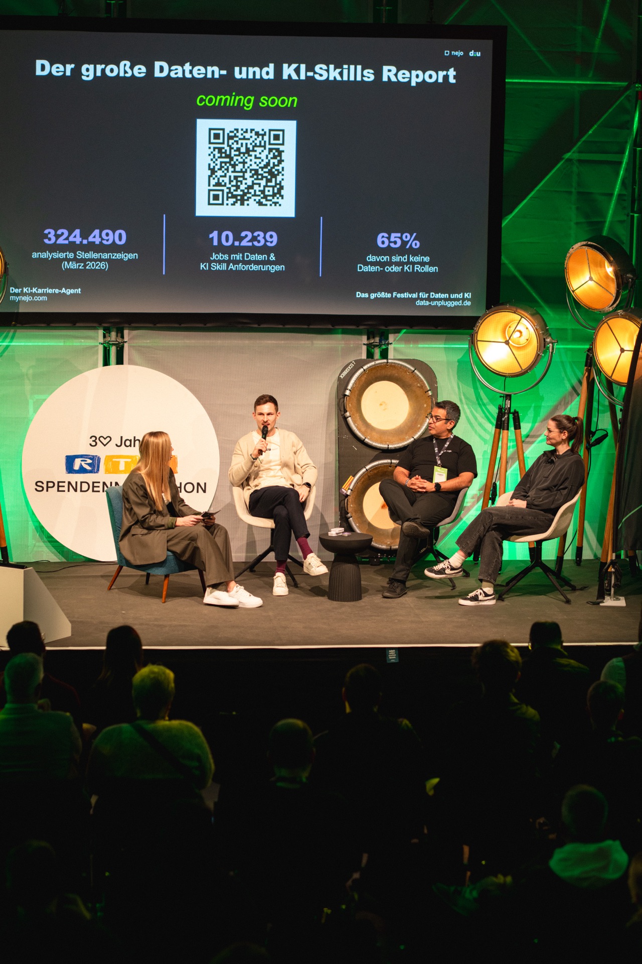 Panel auf der Tomorrow Stage
