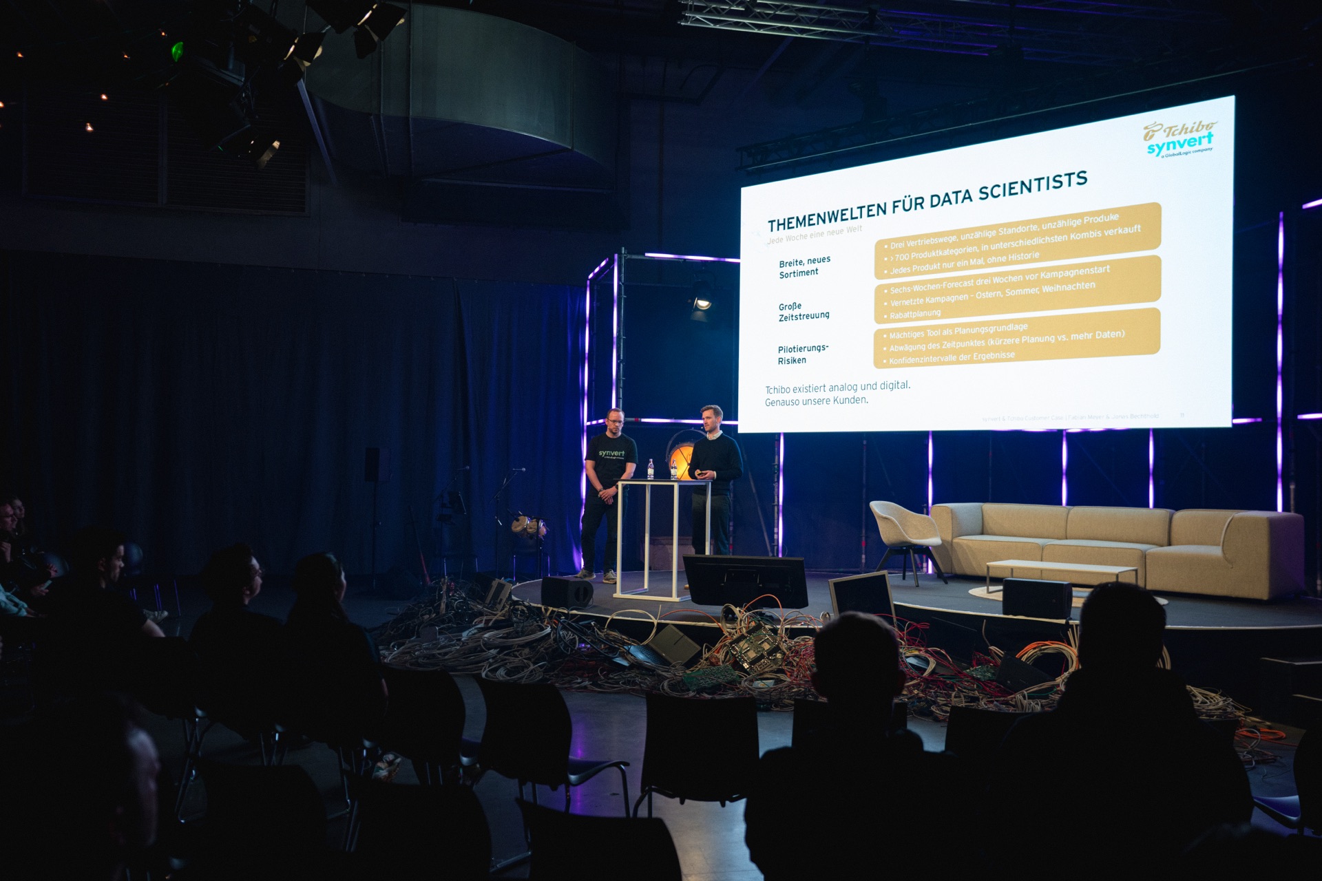 Speaker Slot auf der Data Stage der data:unplugged