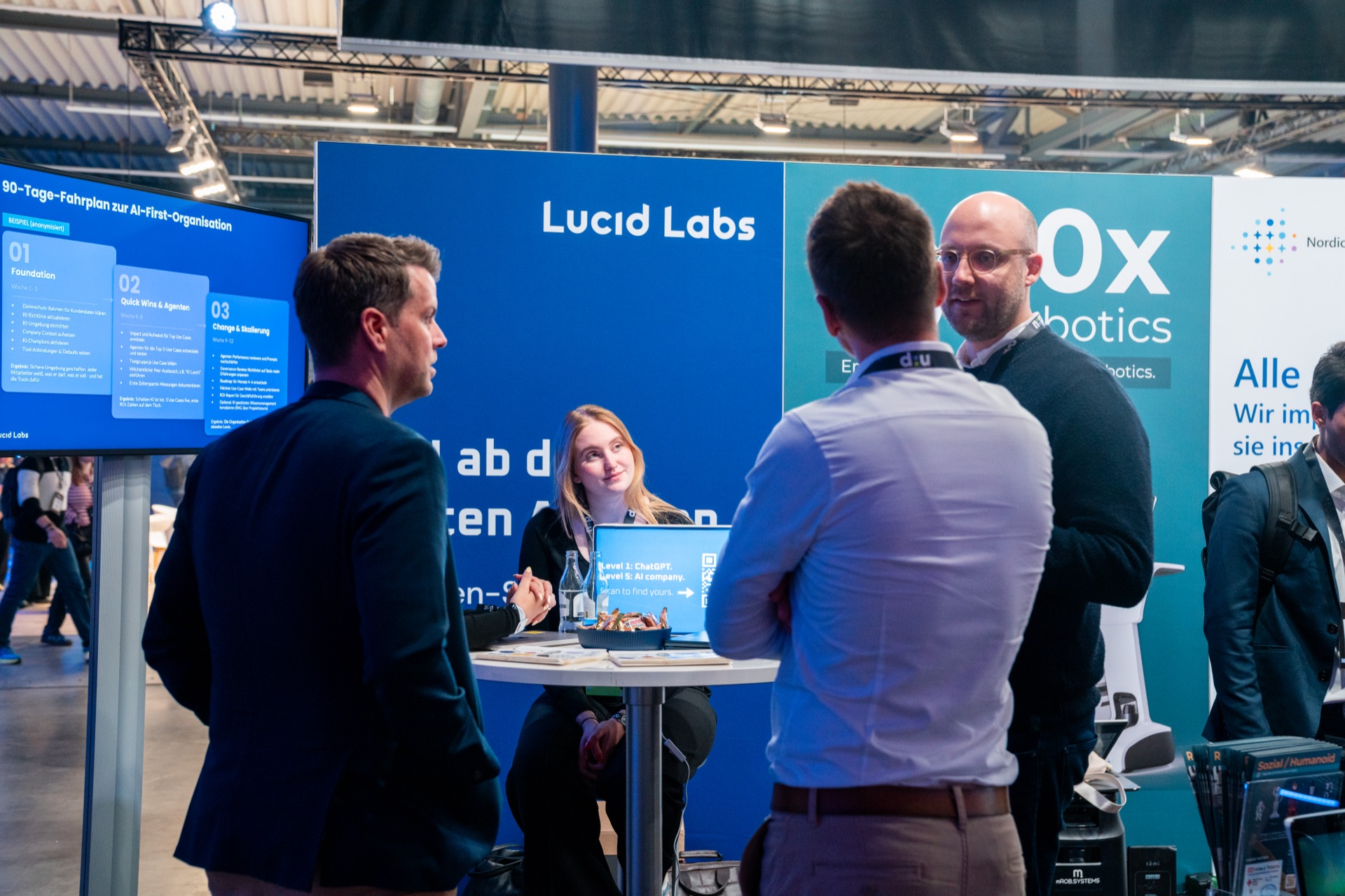 Startup Booth auf der data:unplugged